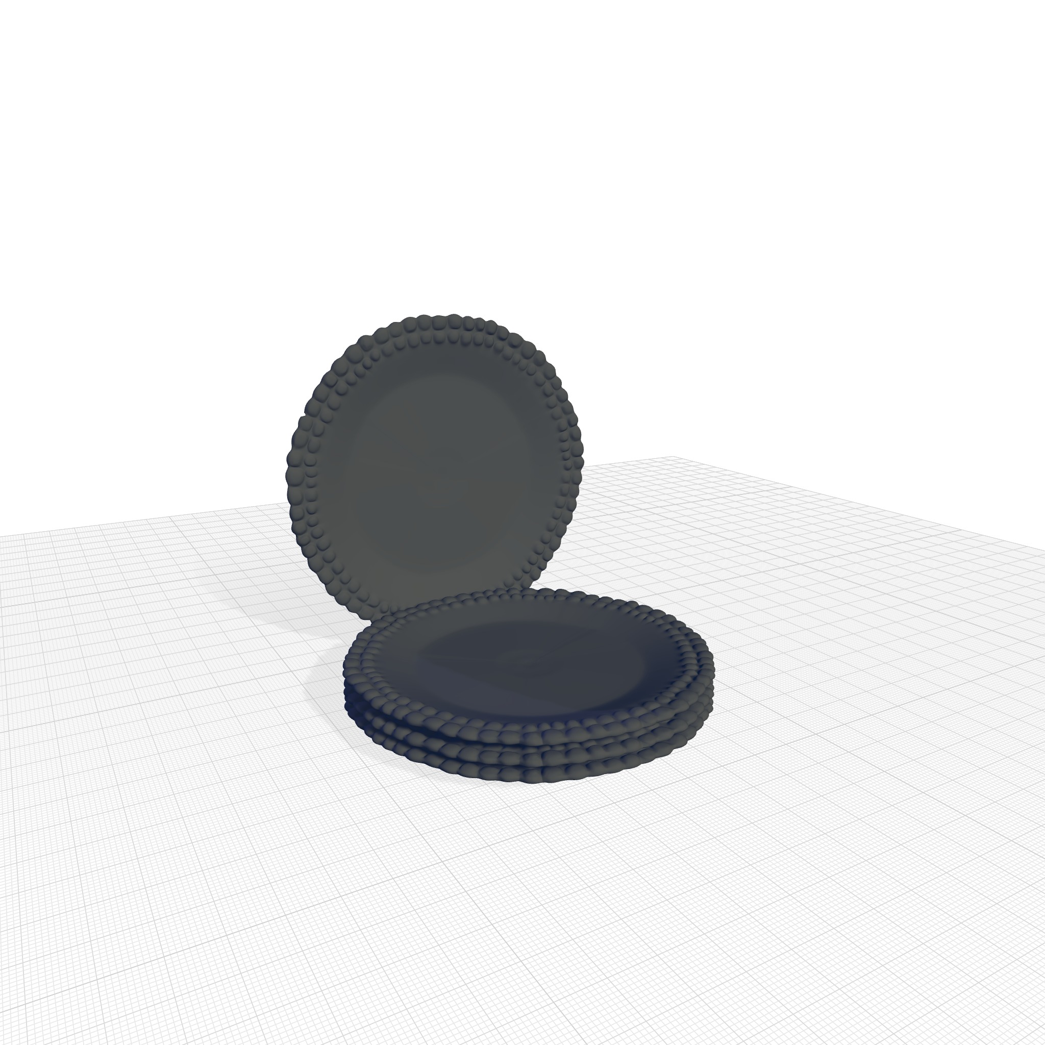 Dinner Plate - 2 colour 3D model_5