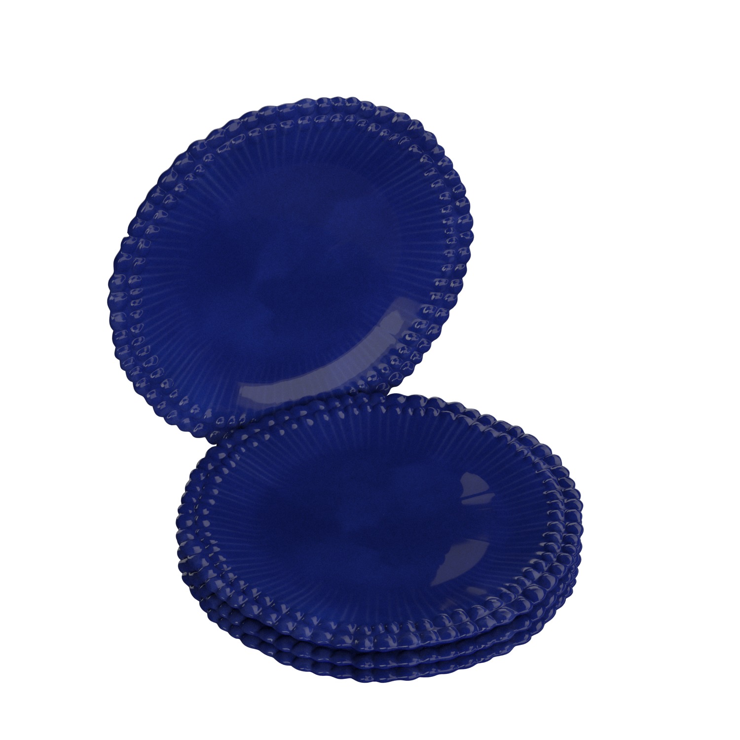 Dinner Plate - 2 colour 3D model_2