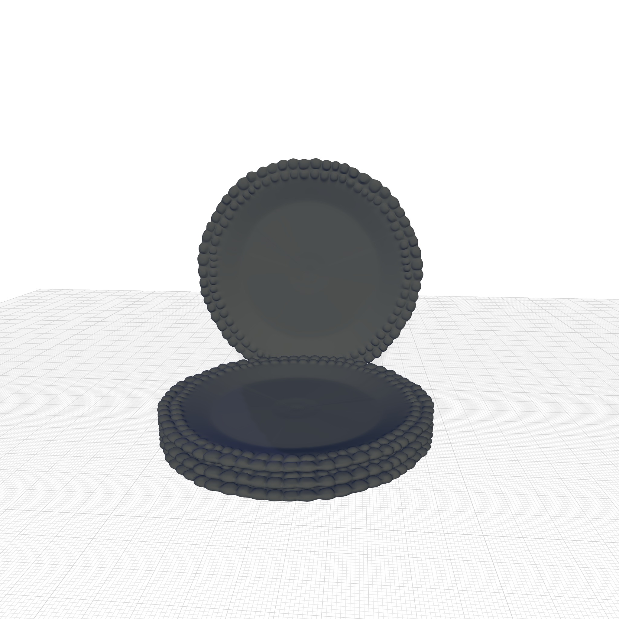 Dinner Plate - 2 colour 3D model_4