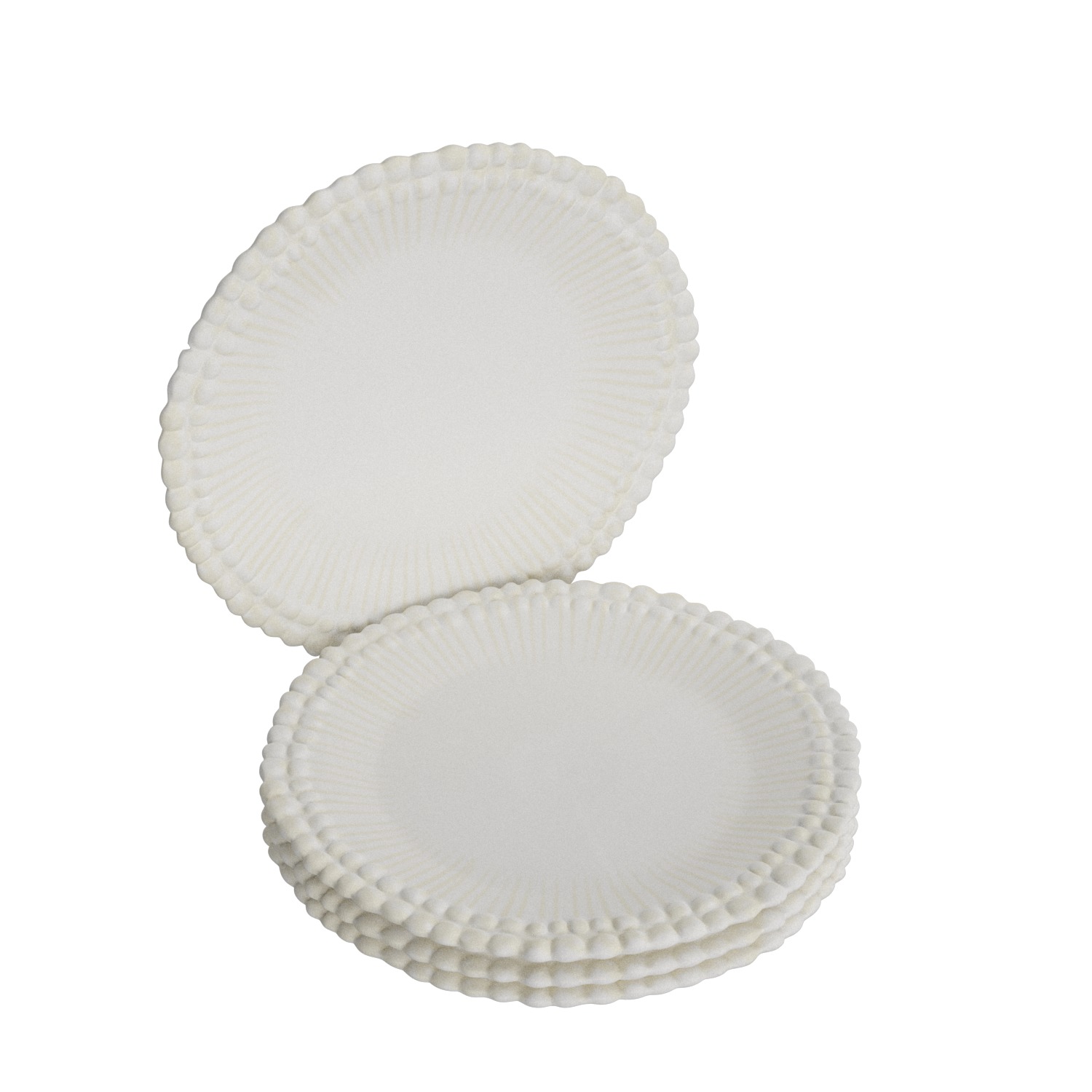Dinner Plate - 2 colour 3D model_3