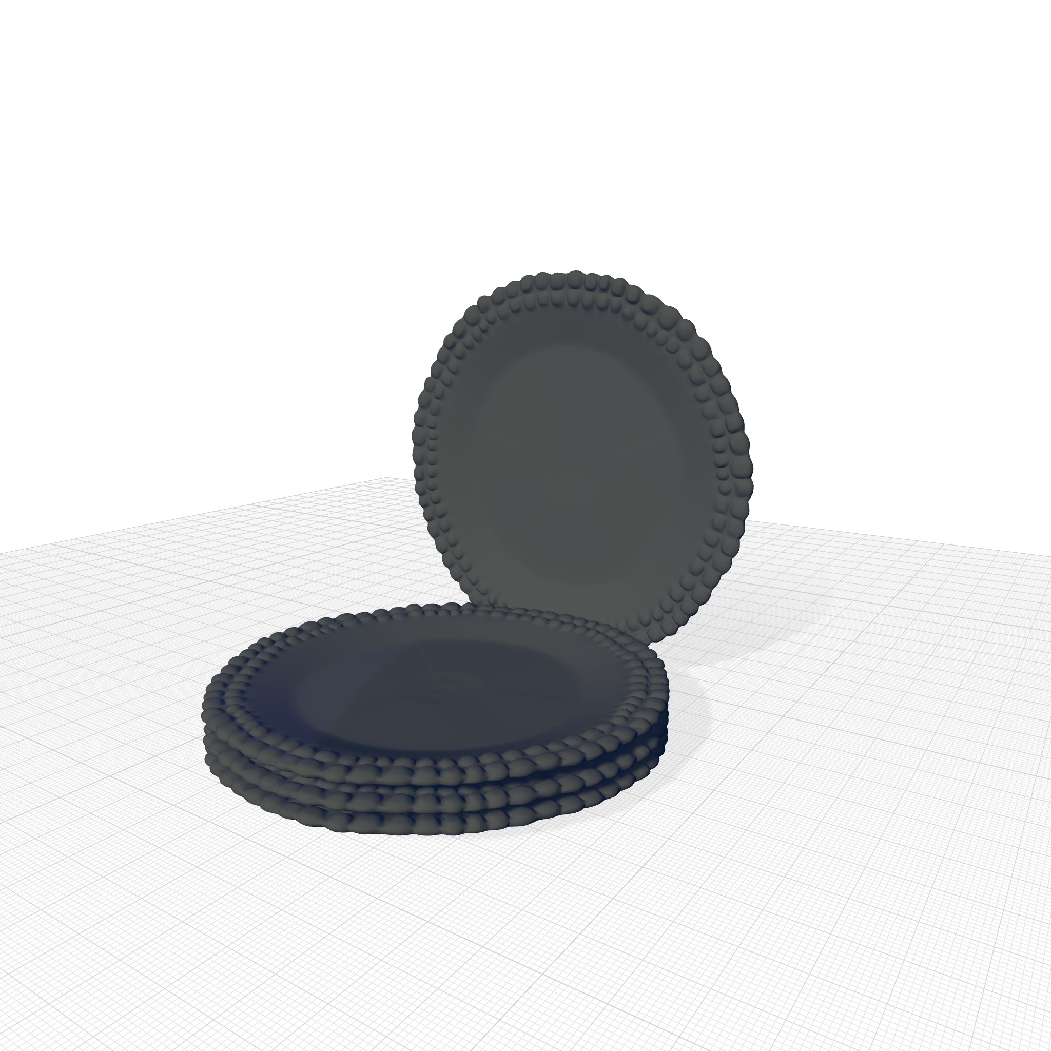 Dinner Plate - 2 colour 3D model_6