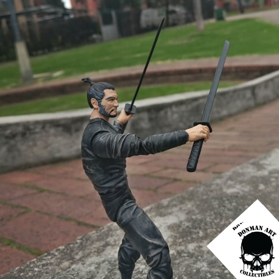 Katana for 6 inch action figures 3D print model_6