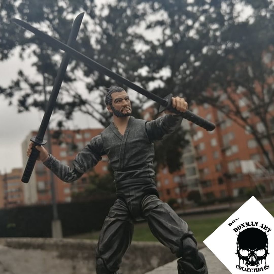 Katana for 6 inch action figures 3D print model_17