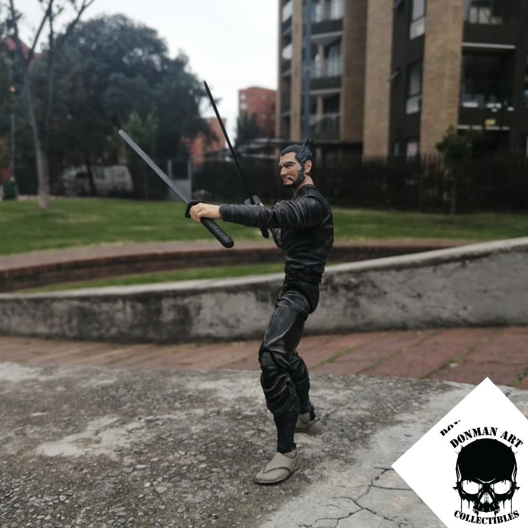 Katana for 6 inch action figures 3D print model_12