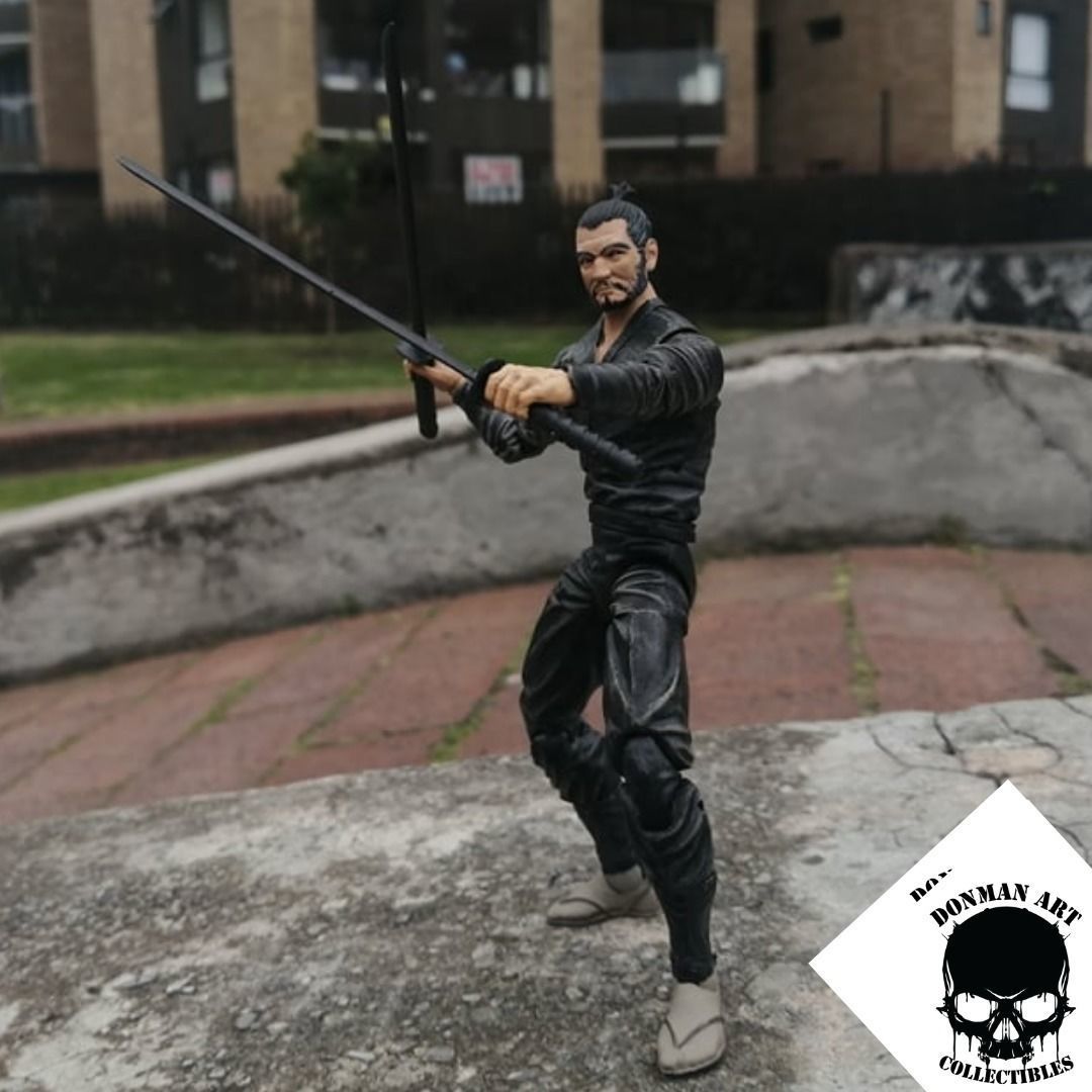 Katana for 6 inch action figures 3D print model_20