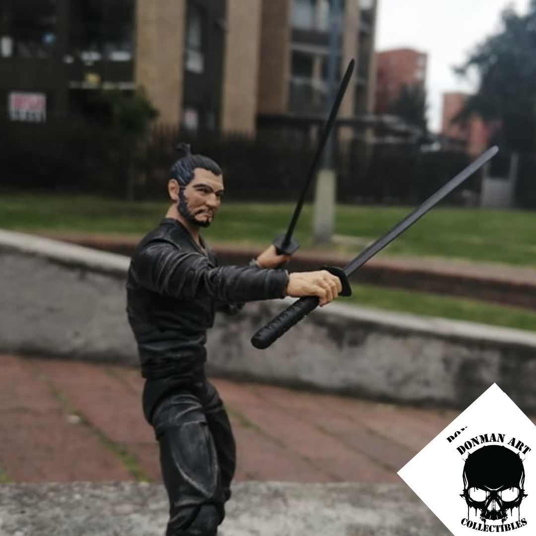 Katana for 6 inch action figures 3D print model_4