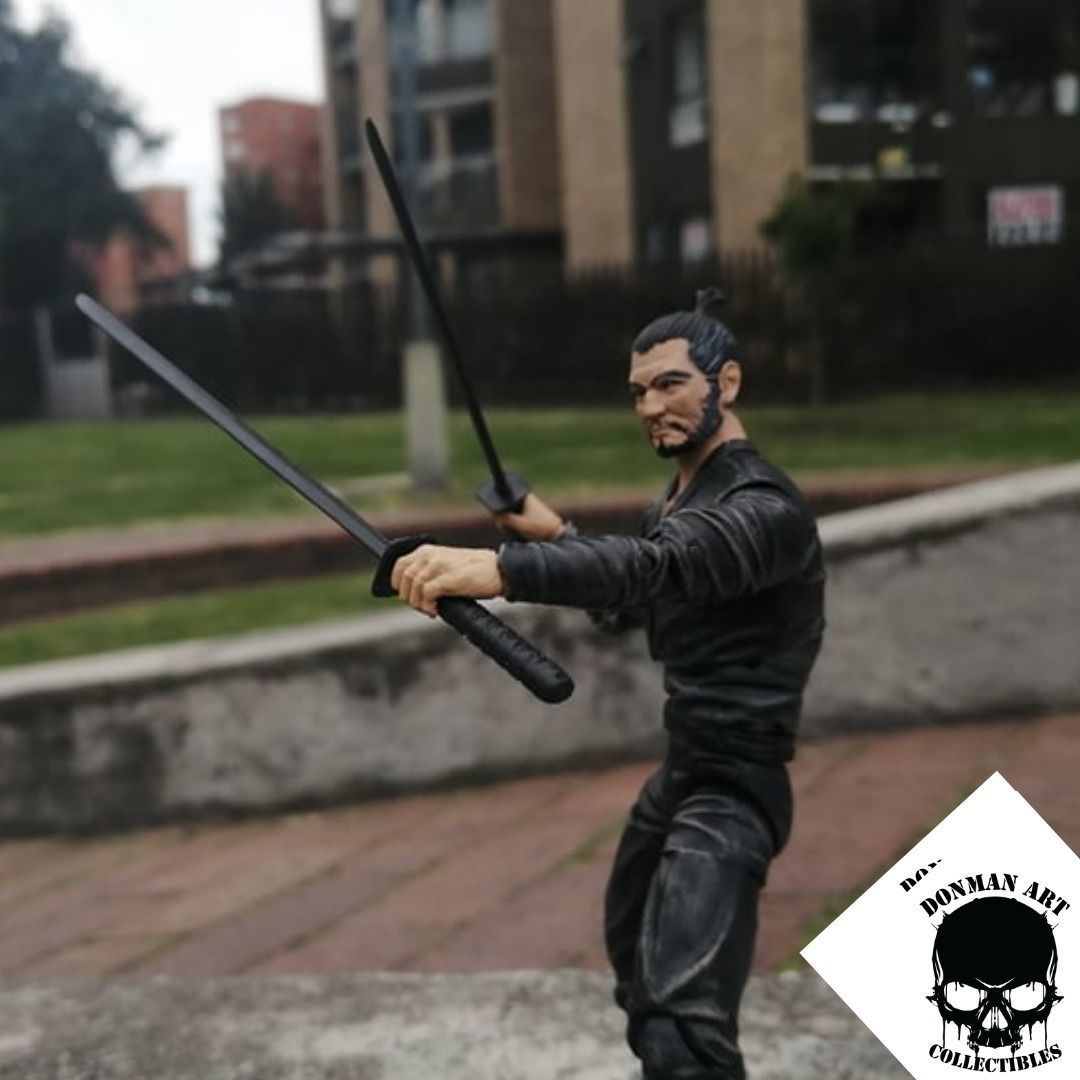 Katana for 6 inch action figures 3D print model_14