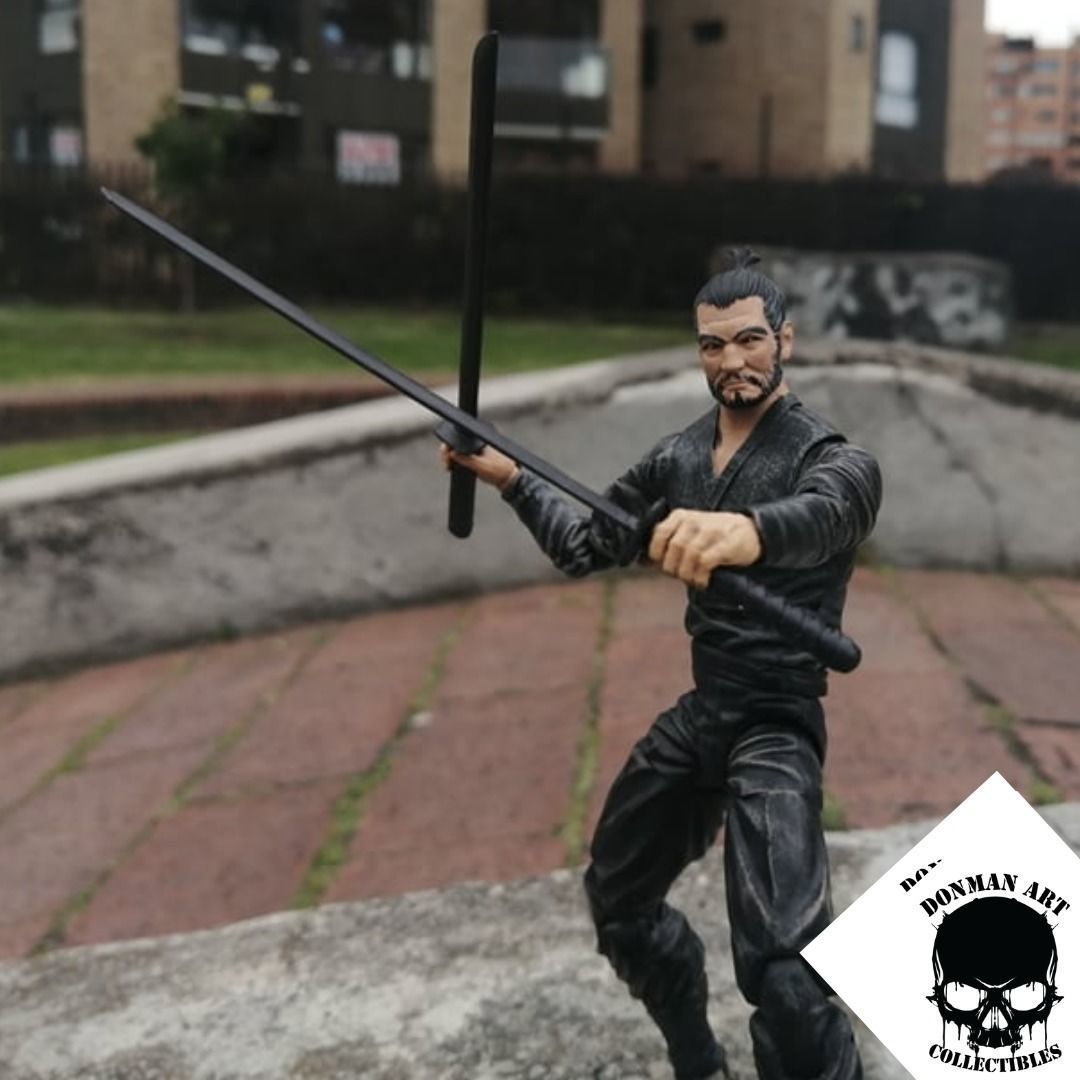 Katana for 6 inch action figures 3D print model_15