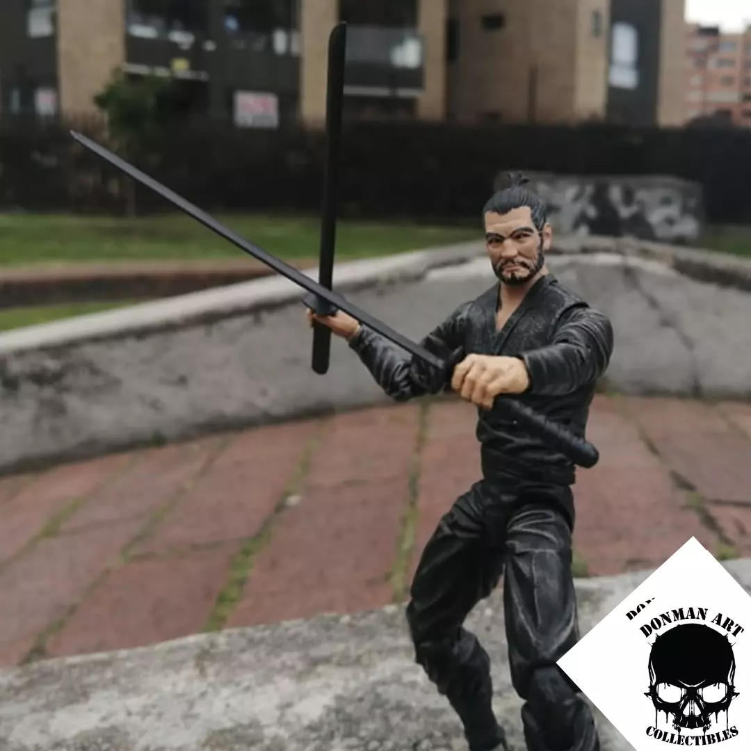 Katana for 6 inch action figures 3D print model_0