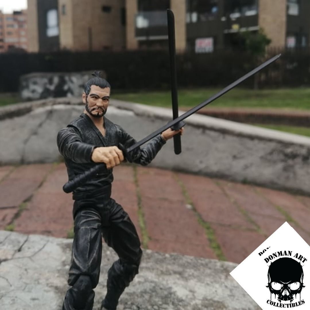 Katana for 6 inch action figures 3D print model_2