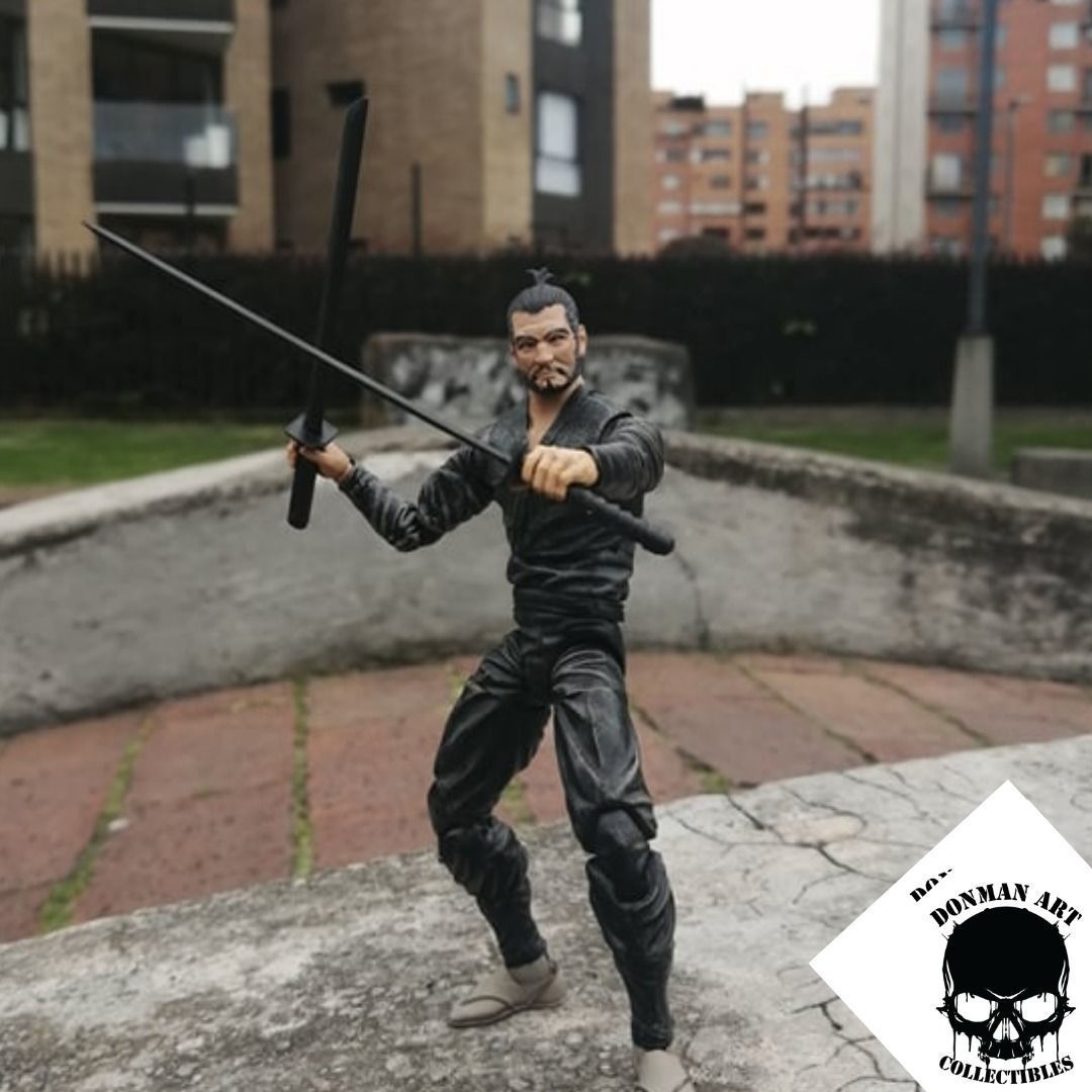 Katana for 6 inch action figures 3D print model_16