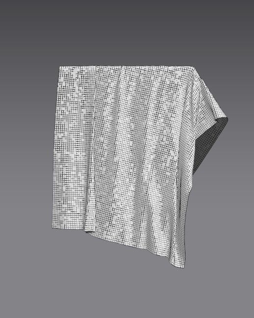 Cloth FBX 681 Low-poly 3D model_1