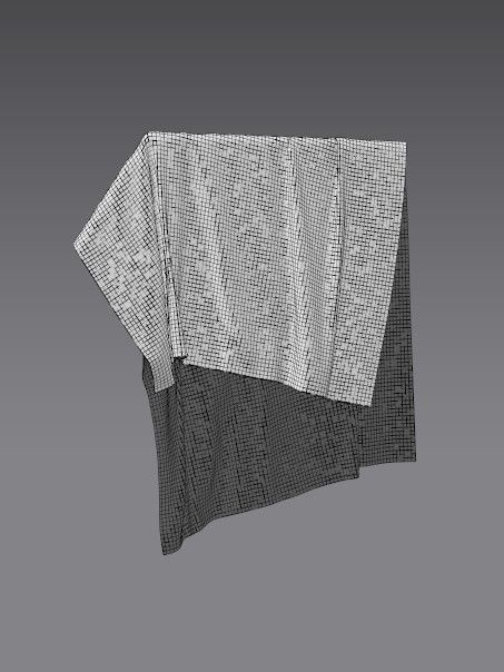 Cloth FBX 682 Low-poly 3D model_3
