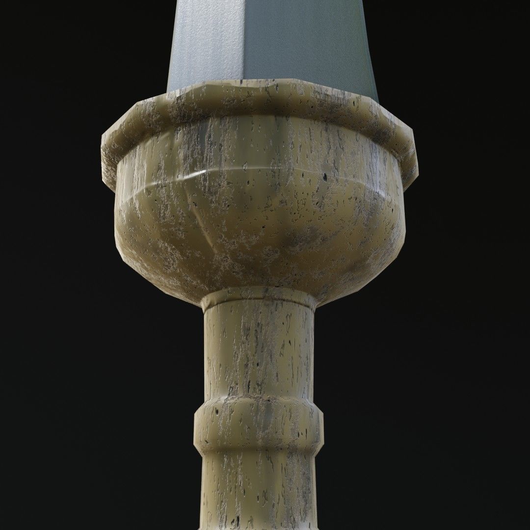 Gladiator Sword Low-poly 3D model_6