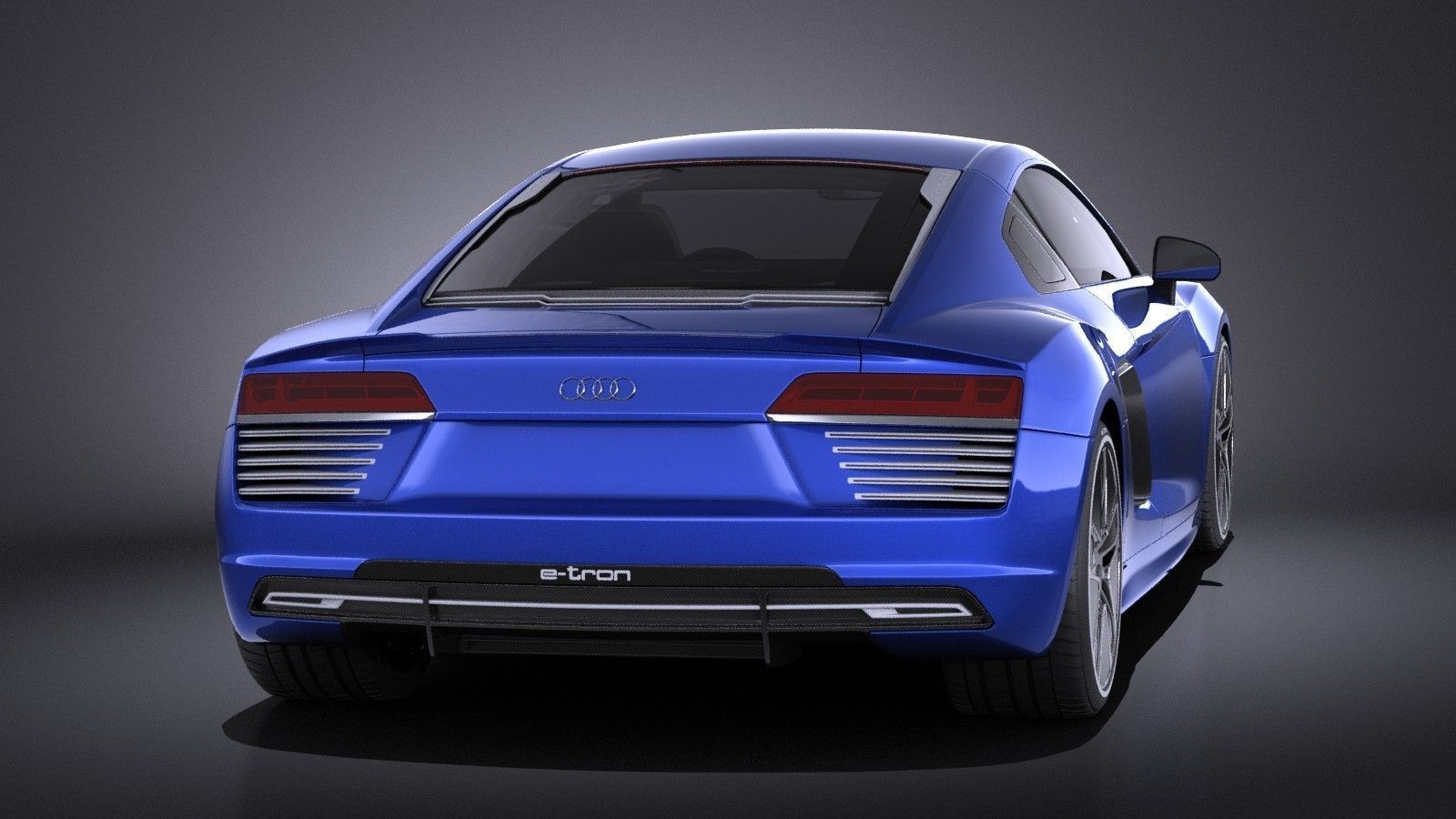 Audi R8 e-tron 2016 VRAY 3D model_4
