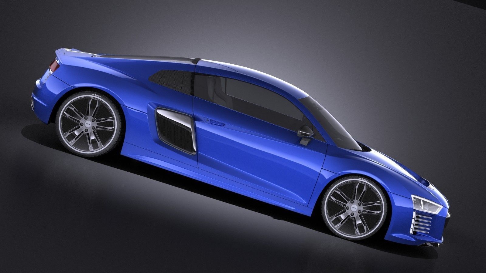 Audi R8 e-tron 2016 VRAY 3D model_6