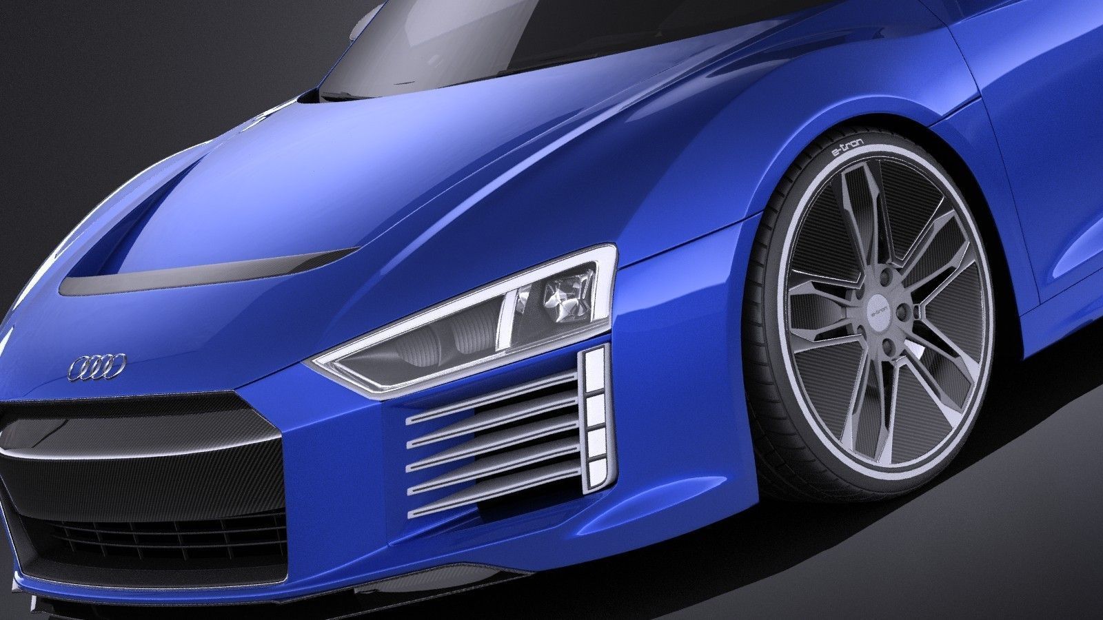 Audi R8 e-tron 2016 VRAY 3D model_2