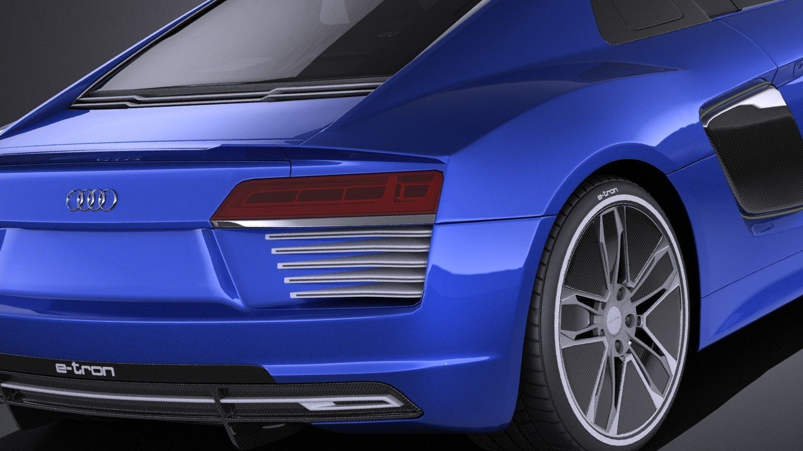 Audi R8 e-tron 2016 VRAY 3D model_3