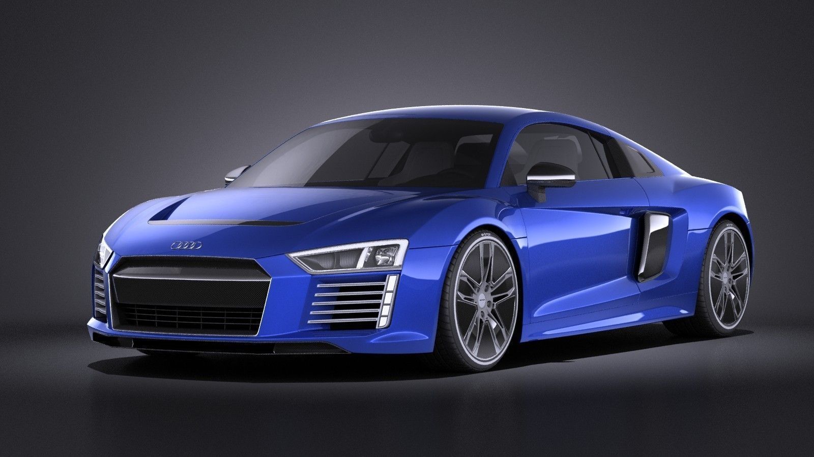 Audi R8 e-tron 2016 VRAY 3D model_1