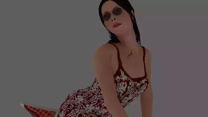 Rigged Female Character 25