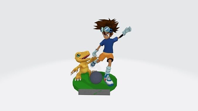 Taichi Yagami Agumon  3D print model