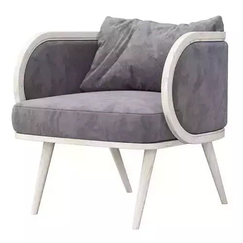 Victoria velour chair HV60  3D model