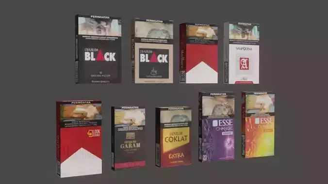 Indonesian Cigarettes Pack 1