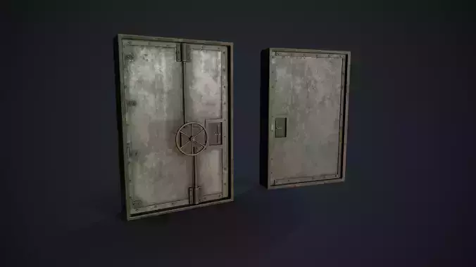 Vault Door Game Ready - Ready For animation