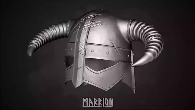 Horned helmet Free 3D print model