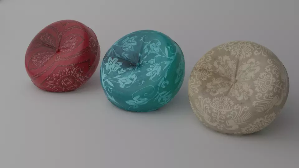 Round Cussion by Creator17 Free 3D model_0