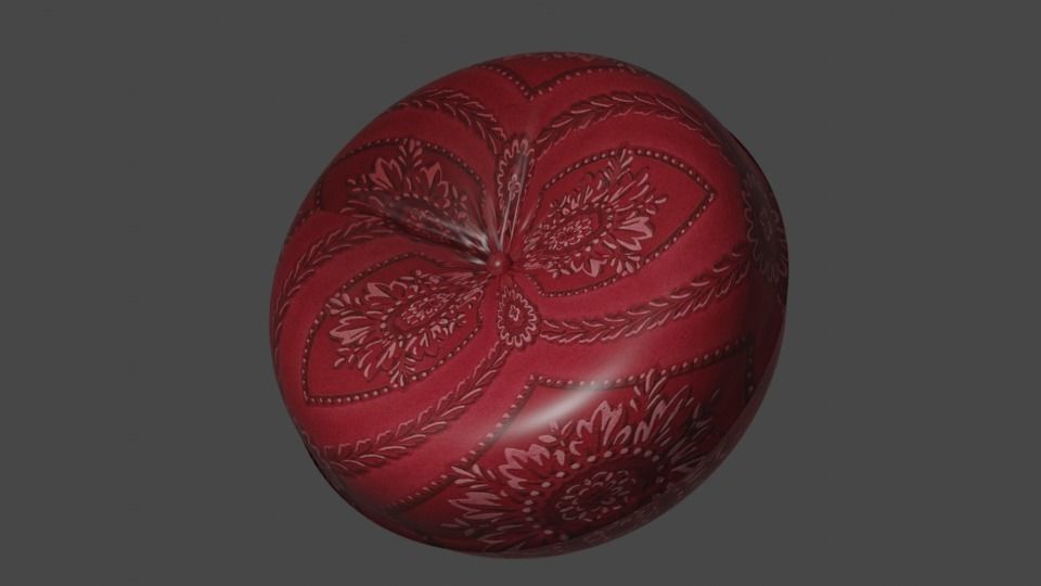 Round Cussion by Creator17 Free 3D model_2