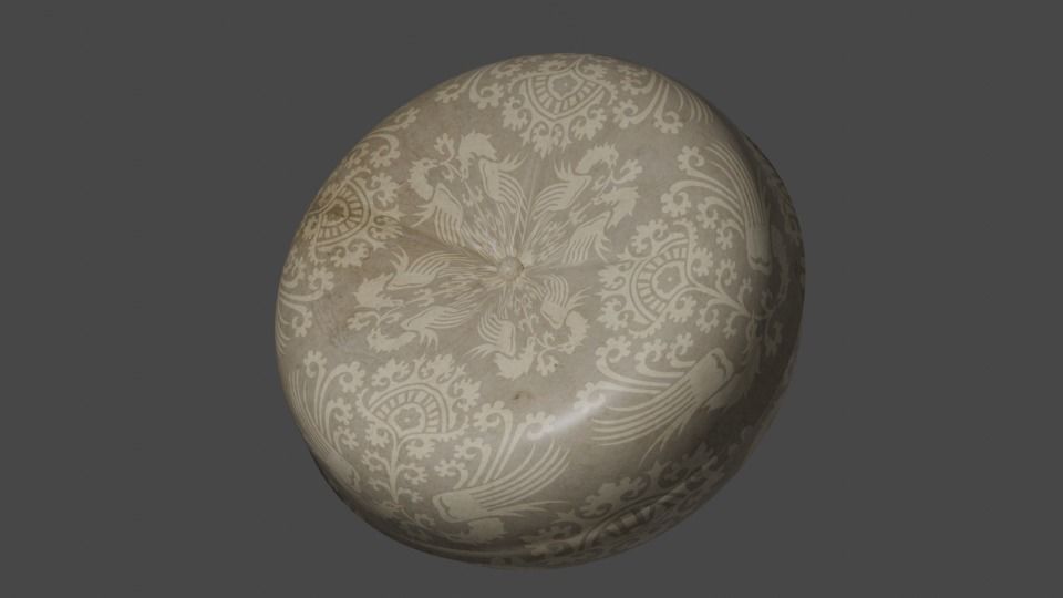 Round Cussion by Creator17 Free 3D model_3