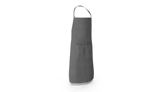 Chef Kitchen Apron - 5 Color 3D model