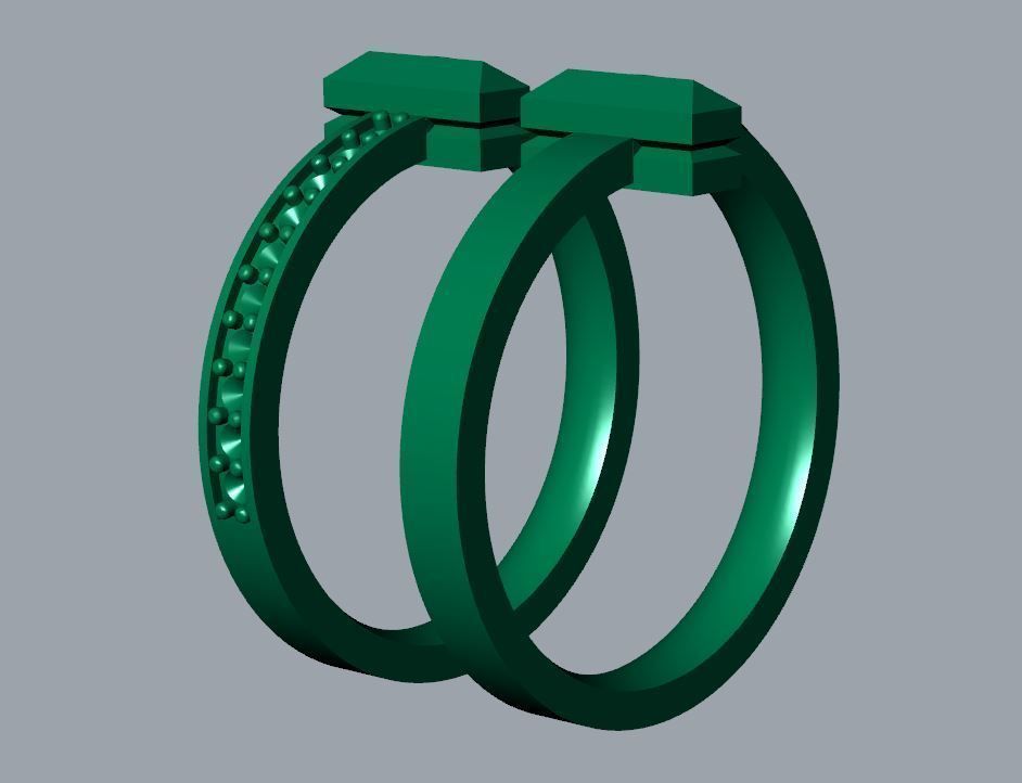 Tiffany and Co T1 Ring  3D print model_8