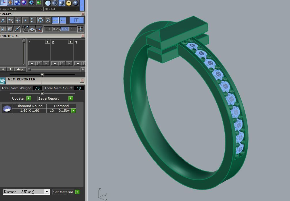 Tiffany and Co T1 Ring  3D print model_7