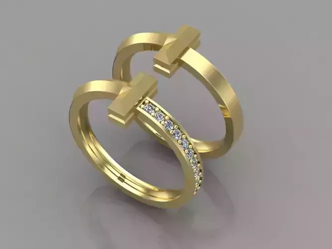 Tiffany and Co T1 Ring  3D print model
