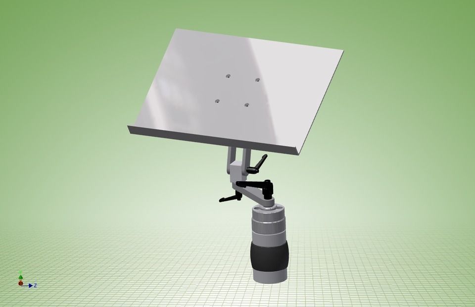 Laptop Vehicle Mount 2 Free 3D model_0