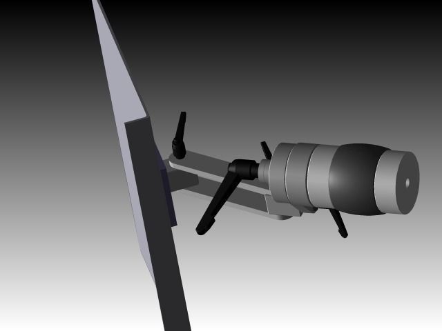 Laptop Vehicle Mount 2 Free 3D model_2