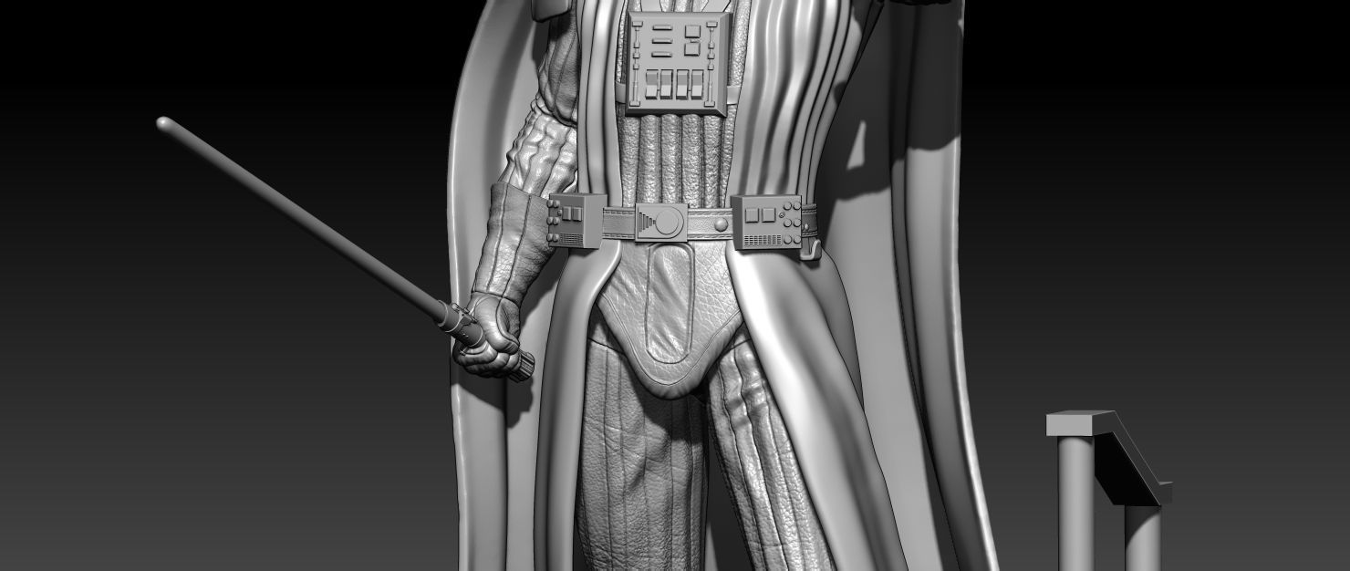 Luke Skywalker Vs Darth Vader 3D print model_11