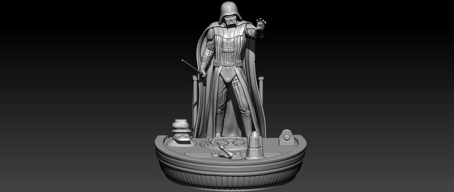 Luke Skywalker Vs Darth Vader 3D print model_12