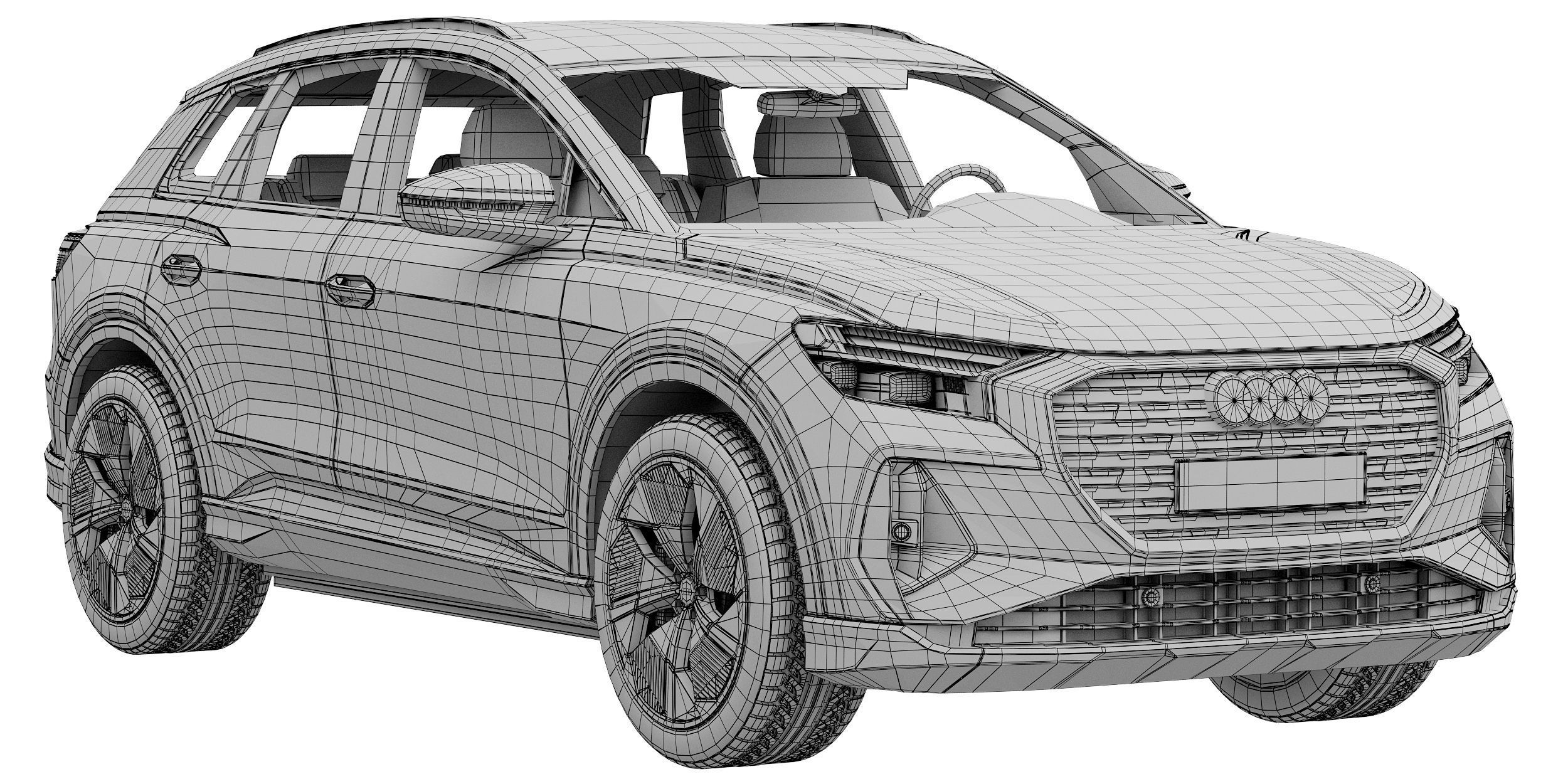 Audi Q4 e-tron 3D model_14