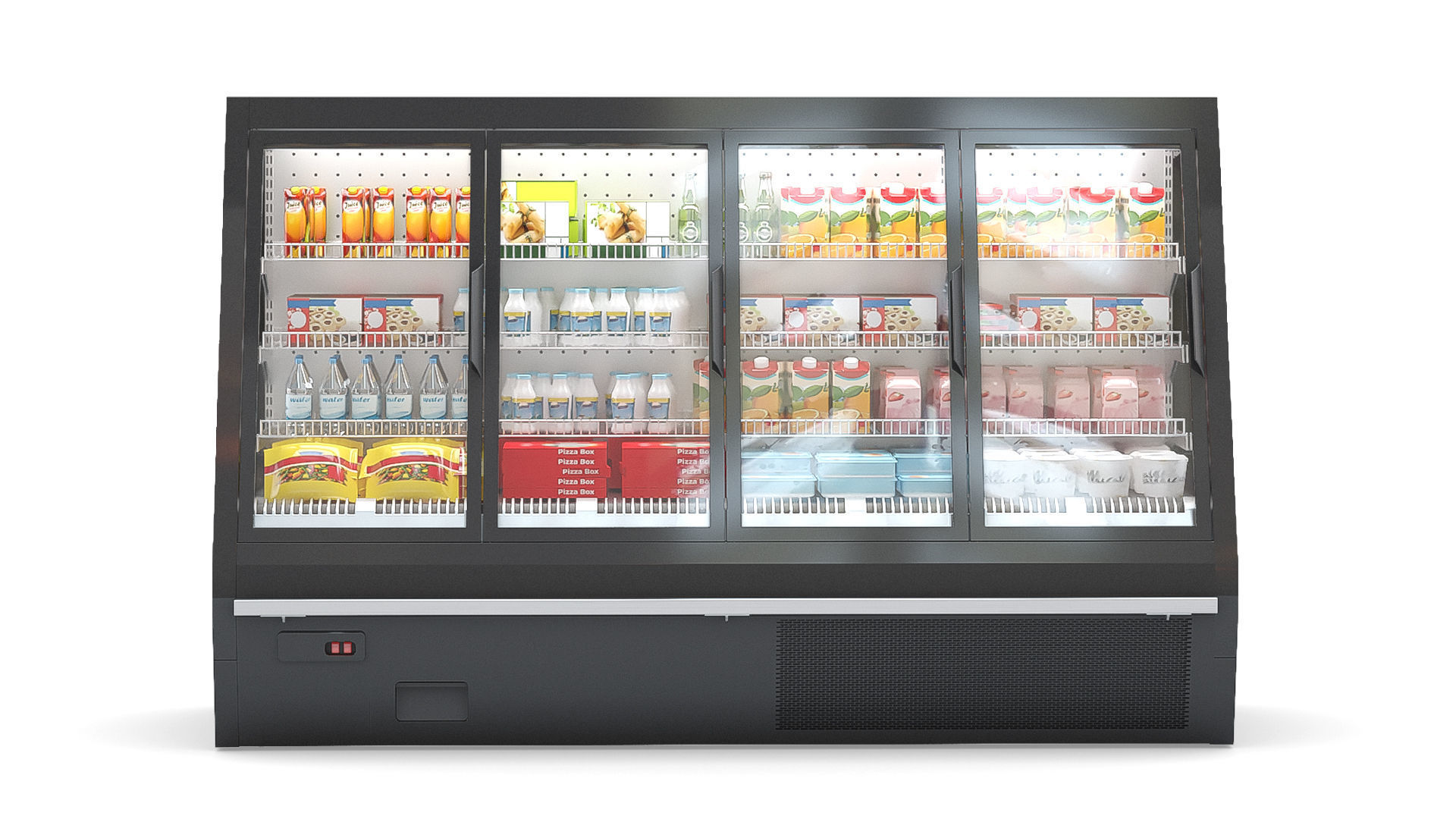 Refrigerated Display Case 3D model_2