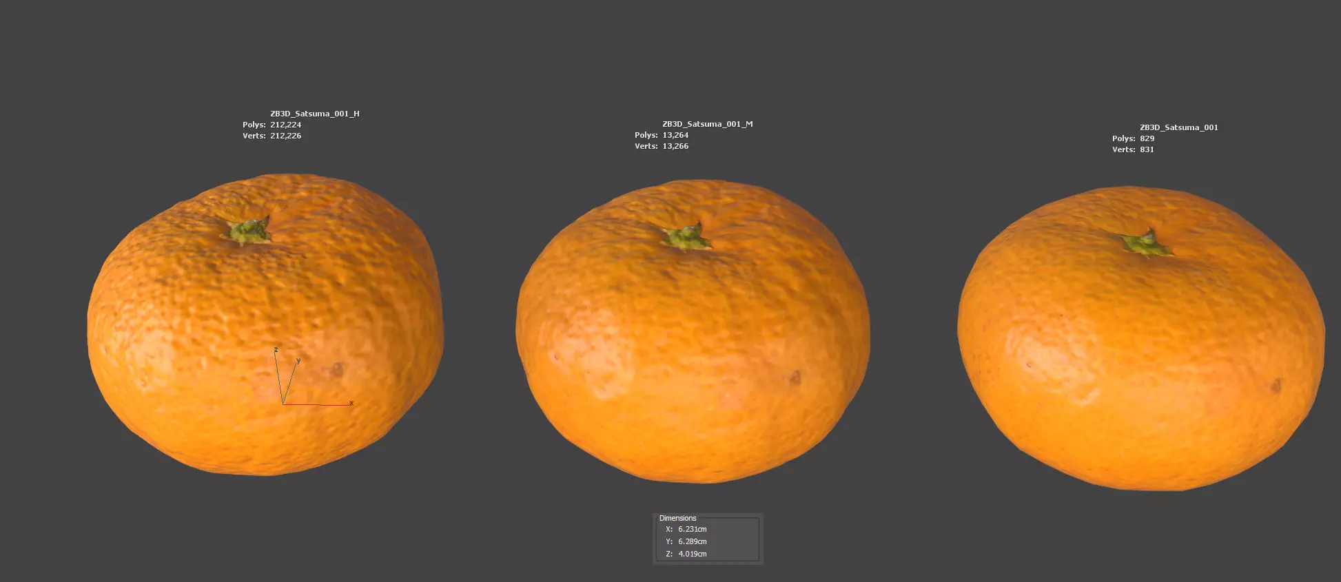 Satsuma 3D model_5
