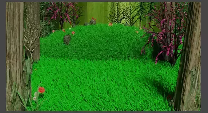 3d Fantasy Animated Forest 