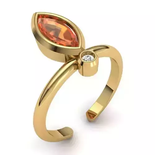 3d-model lozenge ring