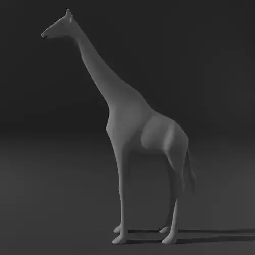 Giraffe lowpoly