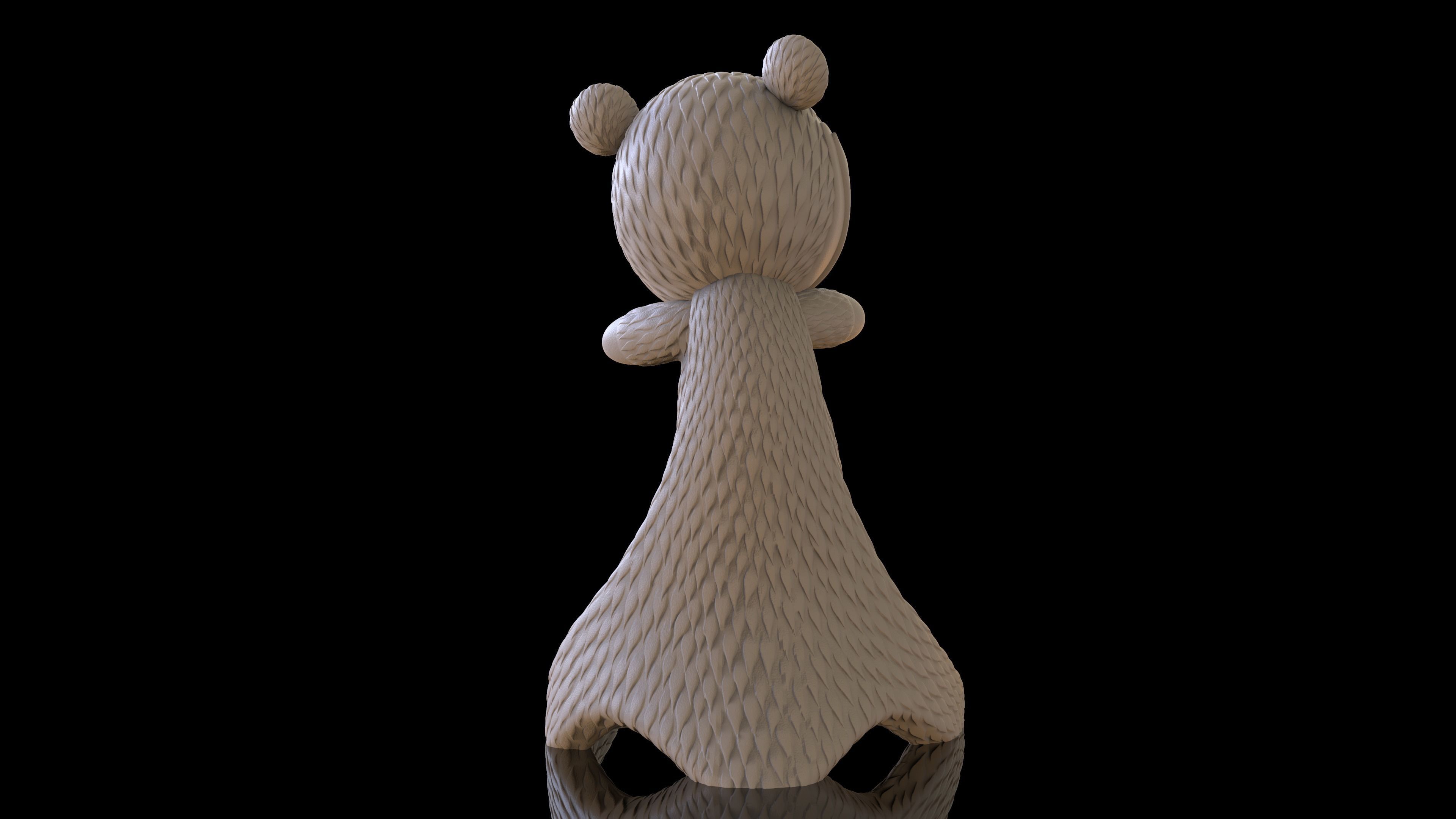 Vampire Teddy 3D print model_3