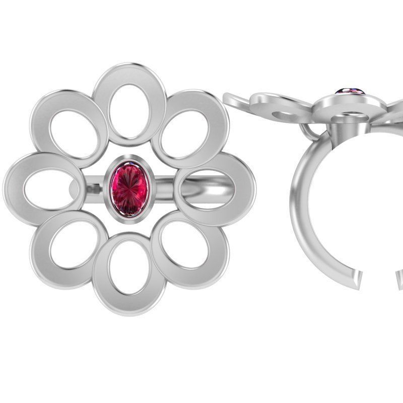 3d-model flower ring 3D print model_3