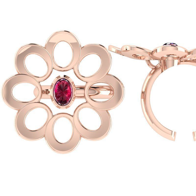 3d-model flower ring 3D print model_2