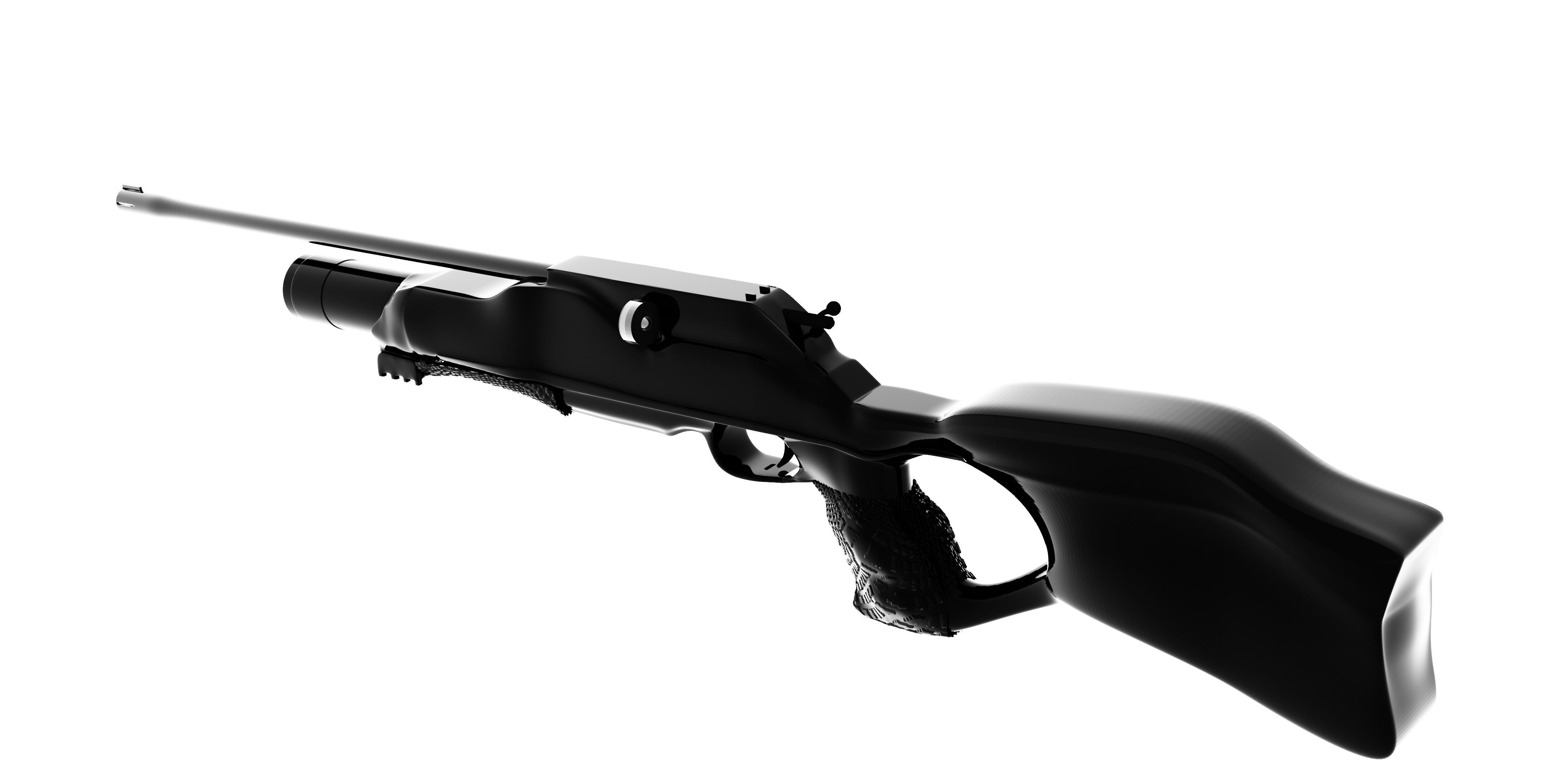 WALTHER RM-8 PCP GUN 3D model_2